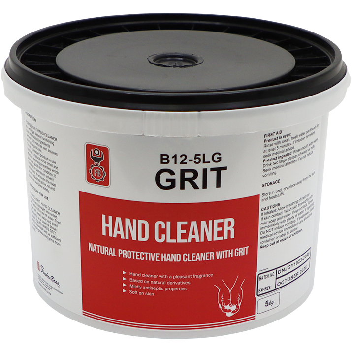 "HAND CLEAN GRIT  5KG BLACK LID FB - PREMIUM (PARAFFIN FREE)"