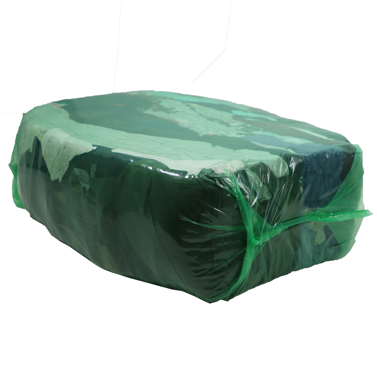 "RAGS COLOURED ECO - GREEN BAG - E300 (B GRADE) - MUST SELL 25KG"