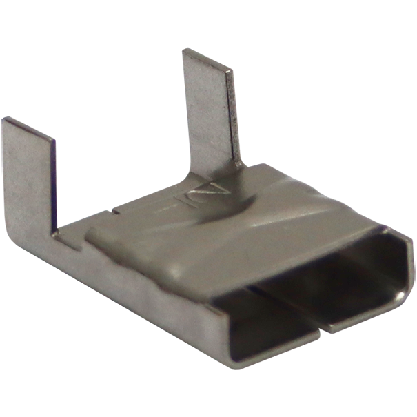 "STRAPPING BUCKLE S\/S 201 LD 12.70MM - 201 STAINLESS STEEL-SOLD PER BOX OF 100"