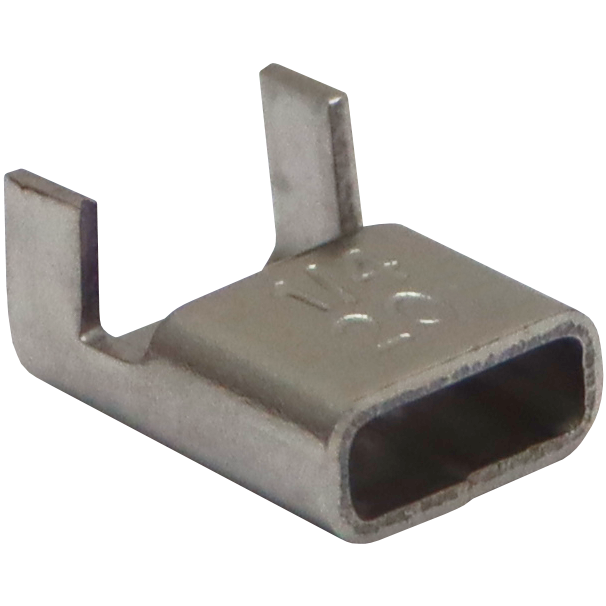 "STRAPPING BUCKLE S\/S 304 HD  6.35MM - 304 STAINLESS STEEL-SOLD PER BOX OF 100"