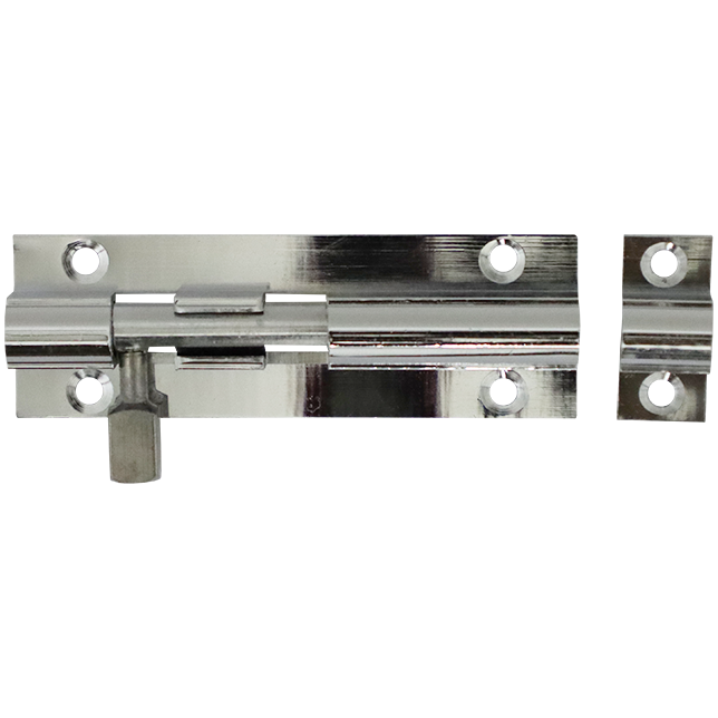 "BARREL BOLT STRAIGHT  75MM C\/P BRASS - 75X25X0.80MM  WITH SCREWS"