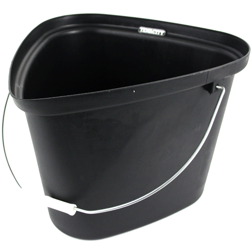 "BUCKET BUILDER BLACK TRIANGLE 10L - BUILDERS BUCKET (TRIANGLE)"