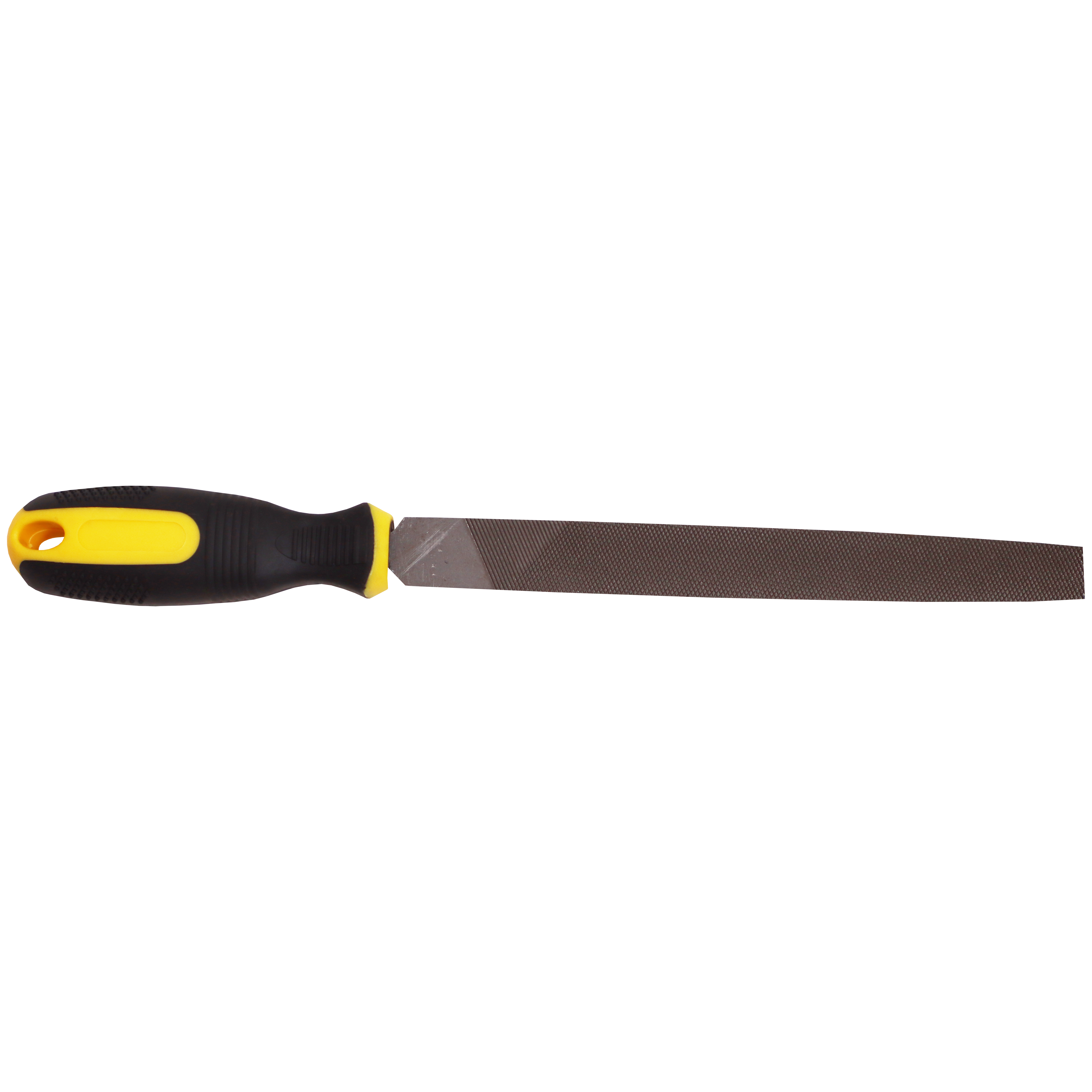 "FILE FLAT BASTARD 150MM    SAKATA - COARSE - BLISTER PACK WITH HANDLE"