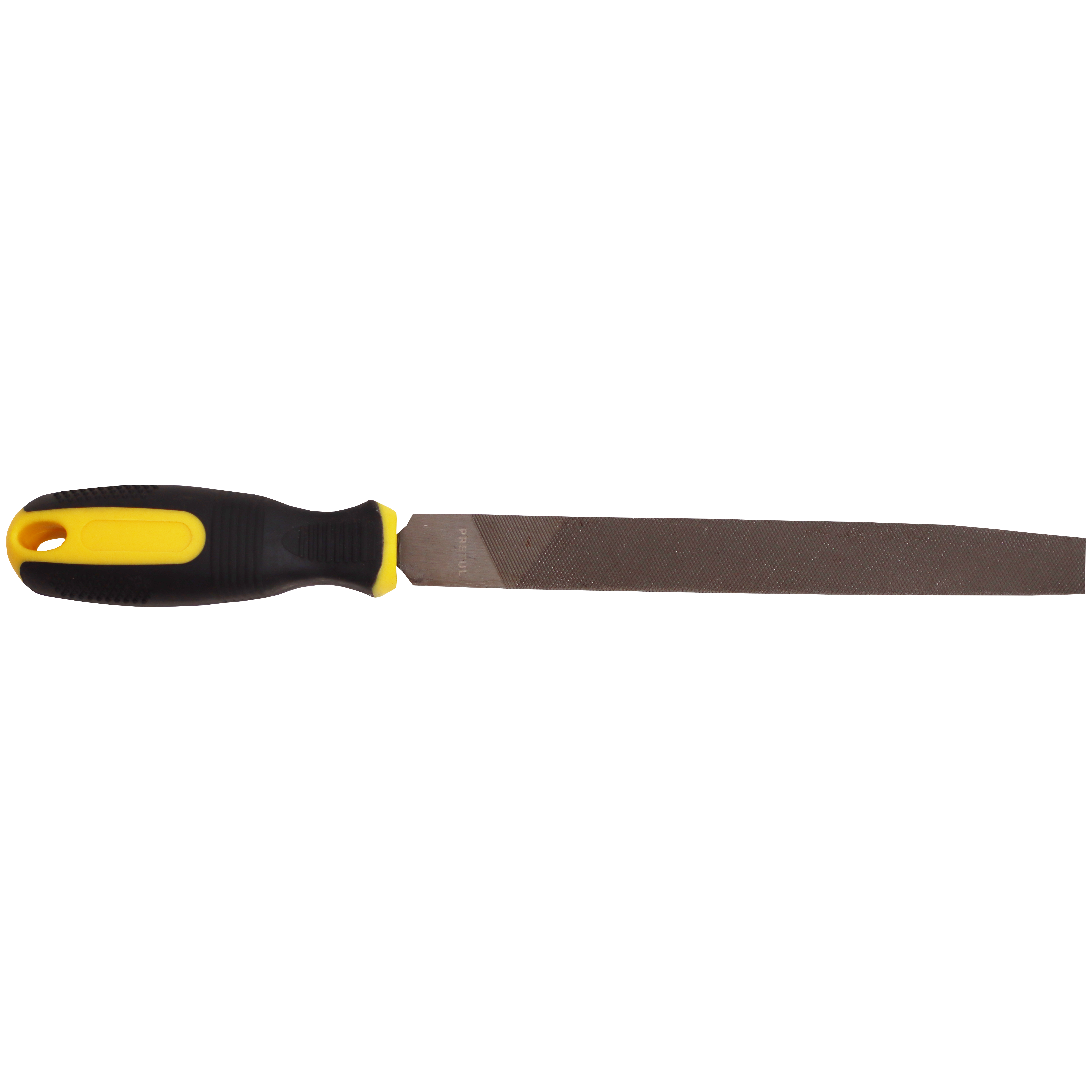 "FILE FLAT SEC CUT 150MM      SAKATA - MEDIUM - BLISTER PACK WITH HANDLE"