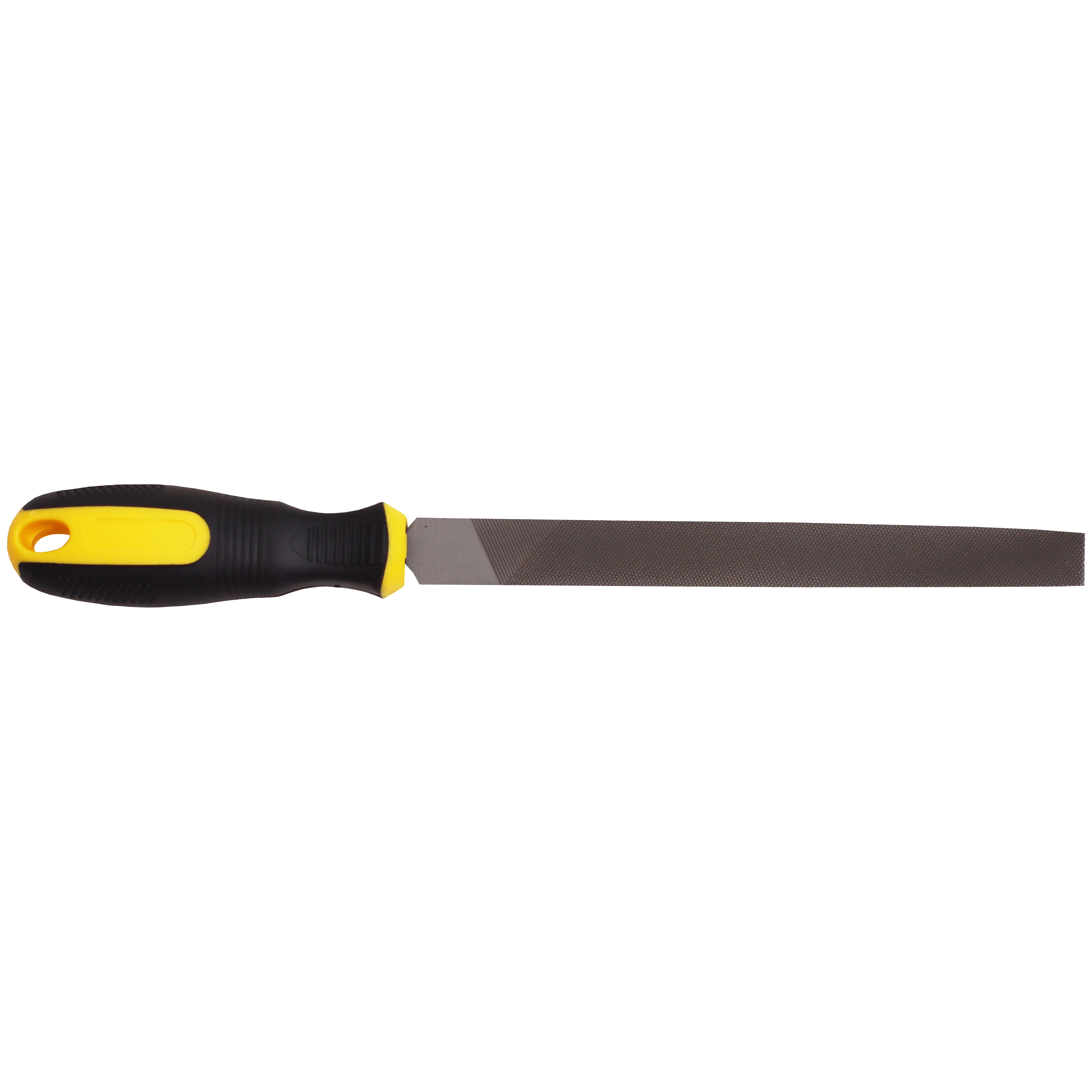 "FILE FLAT BASTARD 200MM    SAKATA - COARSE - BLISTER PACK WITH HANDLE"