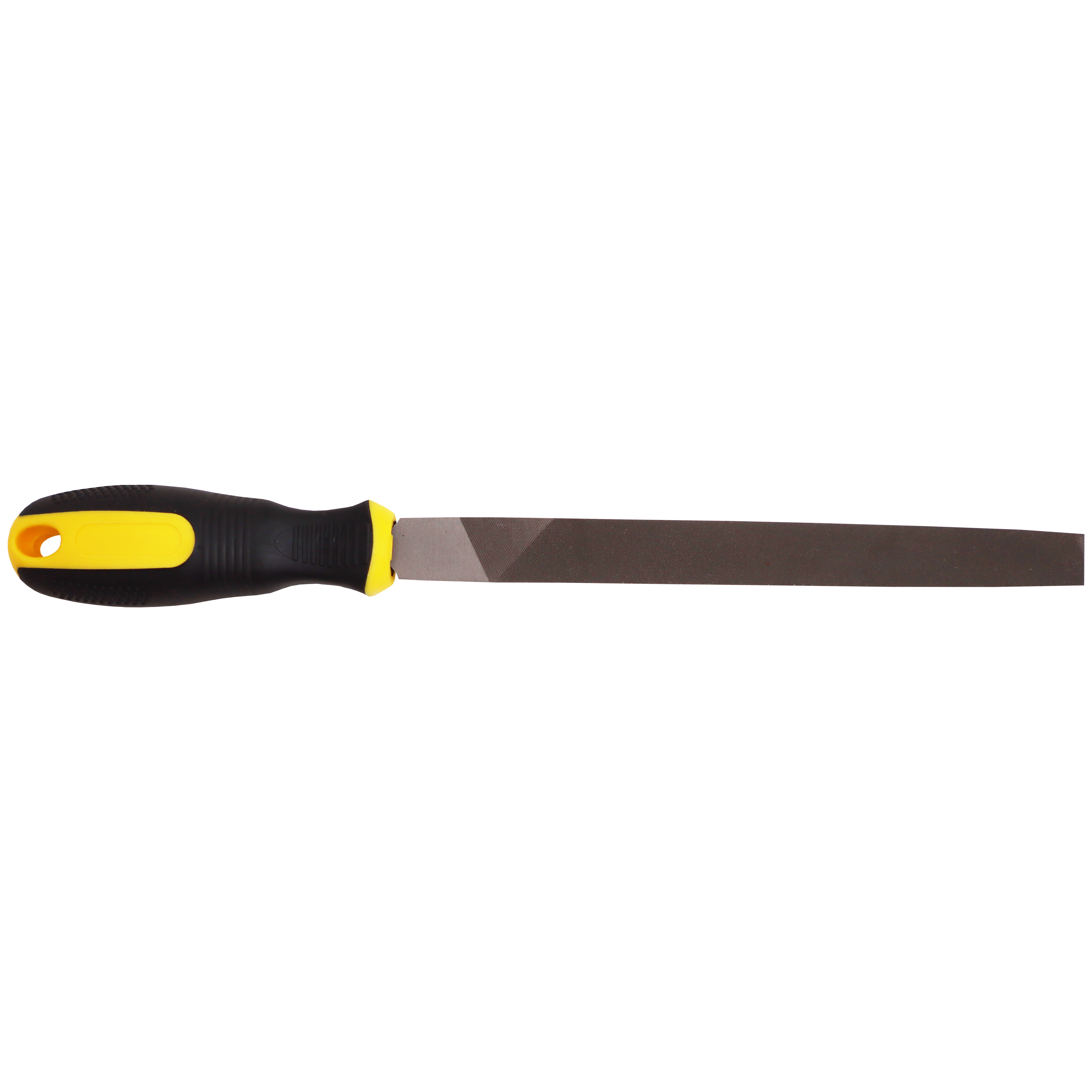 "FILE FLAT SMOOTH 200MM     SAKATA - FINE - BLISTER PACK WITH HANDLE"