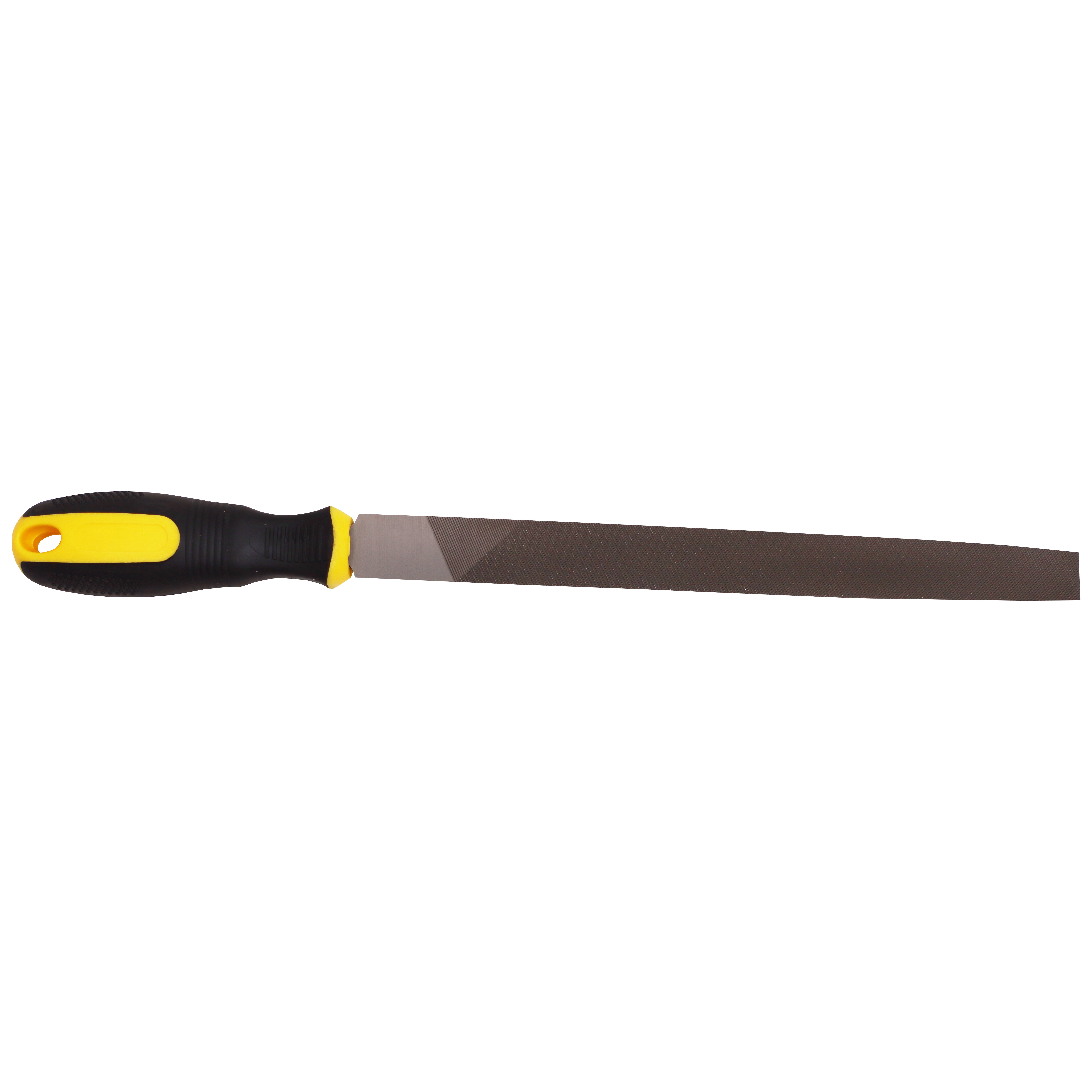 "FILE FLAT SEC CUT 250MM      SAKATA - MEDIUM - BLISTER PACK WITH HANDLE"