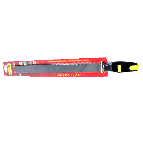 FILE FLAT SMOOTH 300MM SAKATA - FINE - BLISTER PACK WITH HANDLE