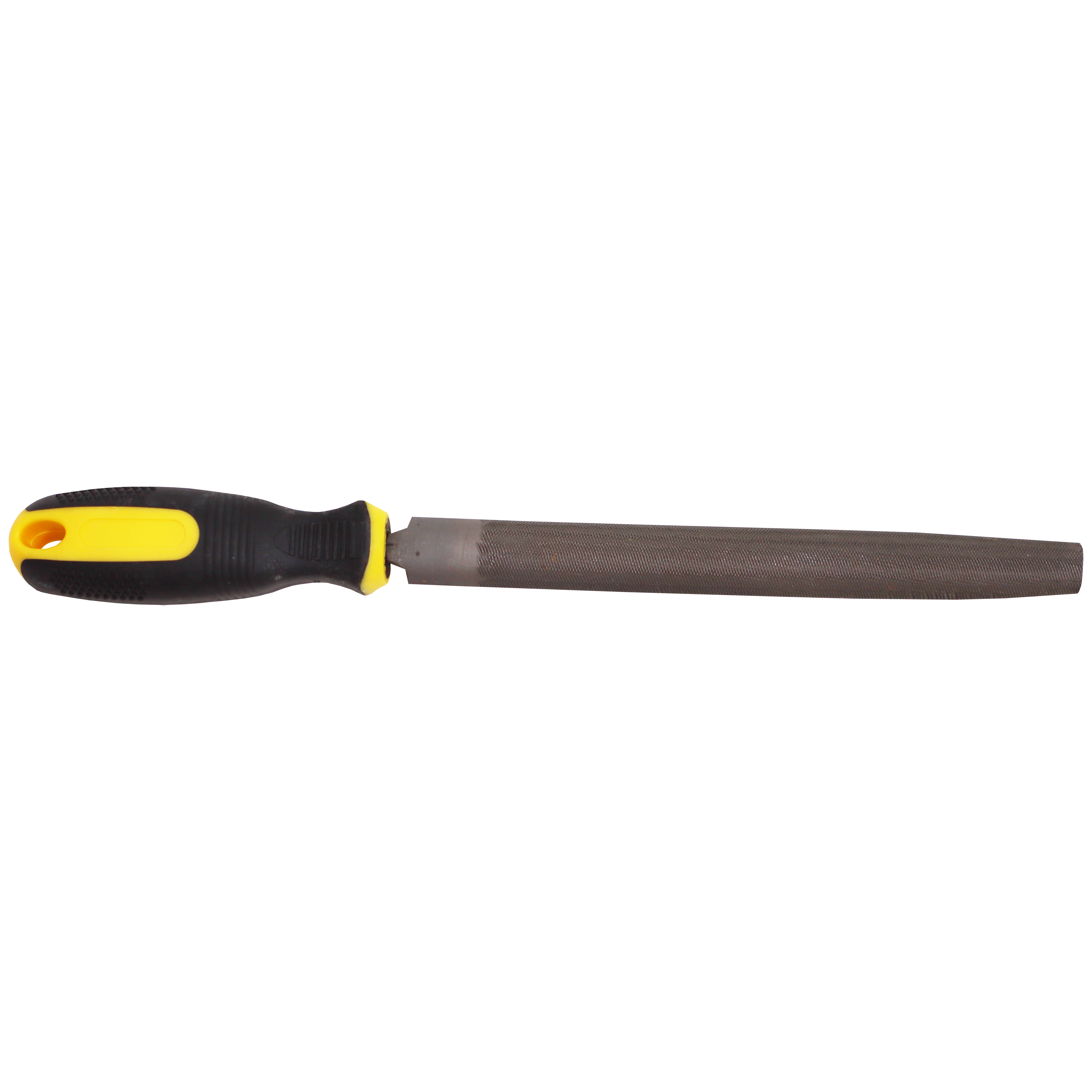 "FILE H\/ROUND BASTARD 150MM  SAKATA - COARSE - BLISTER PACK WITH HANDLE"
