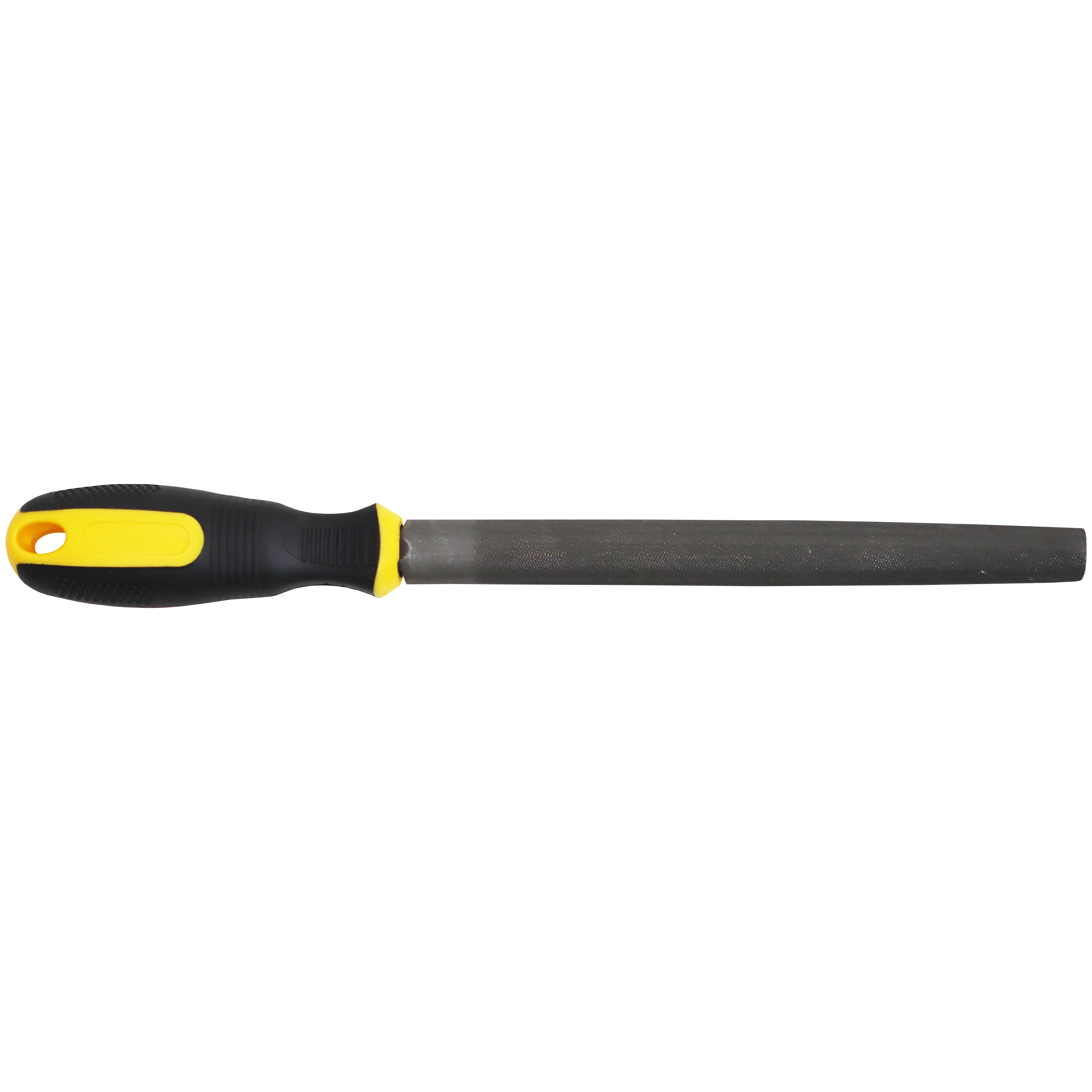 "FILE H\/ROUND BASTARD 200MM  SAKATA - COARSE - BLISTER PACK WITH HANDLE"