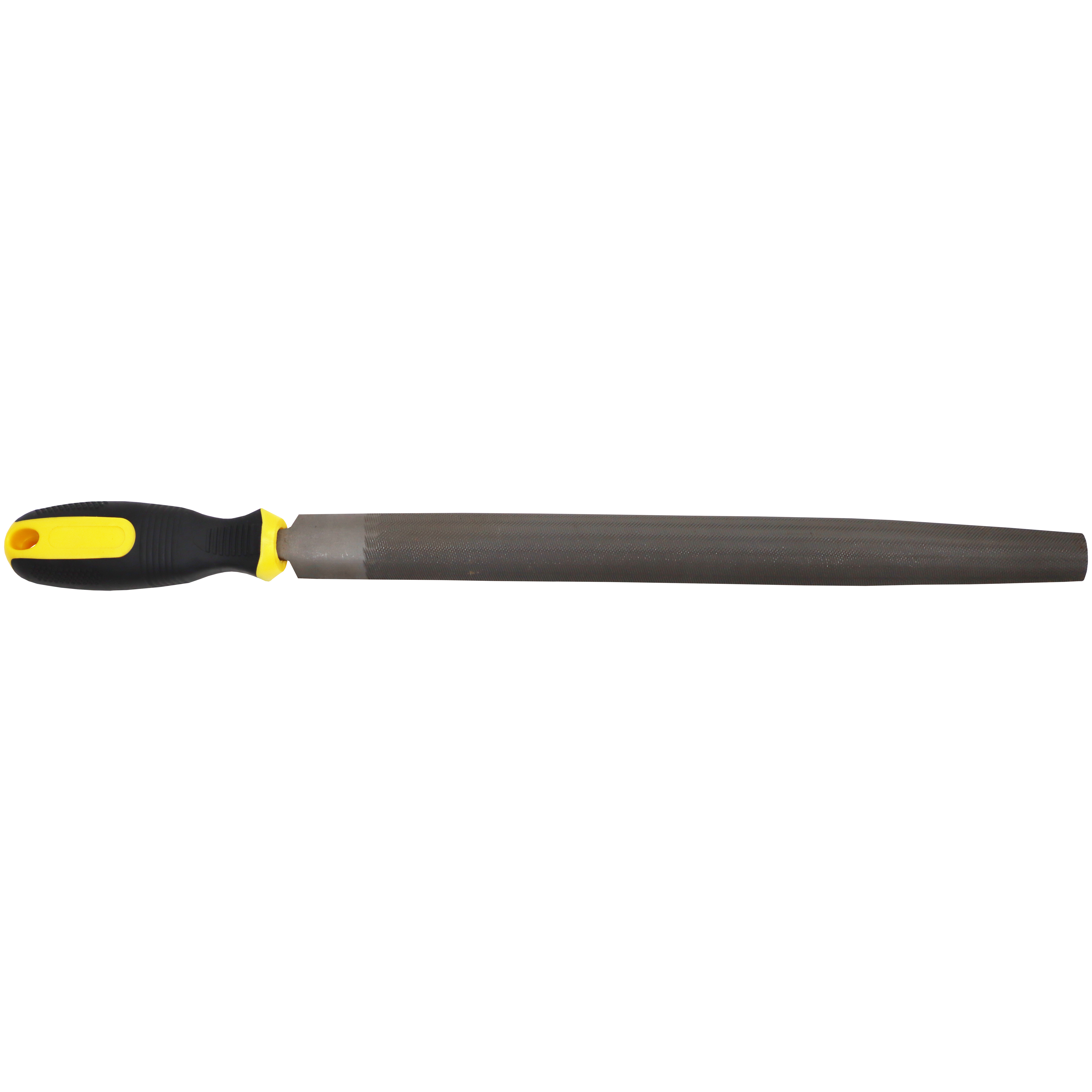 "FILE H\/ROUND SEC CUT 350MM  SAKATA - MEDIUM - BLISTER PACK WITH HANDLE"
