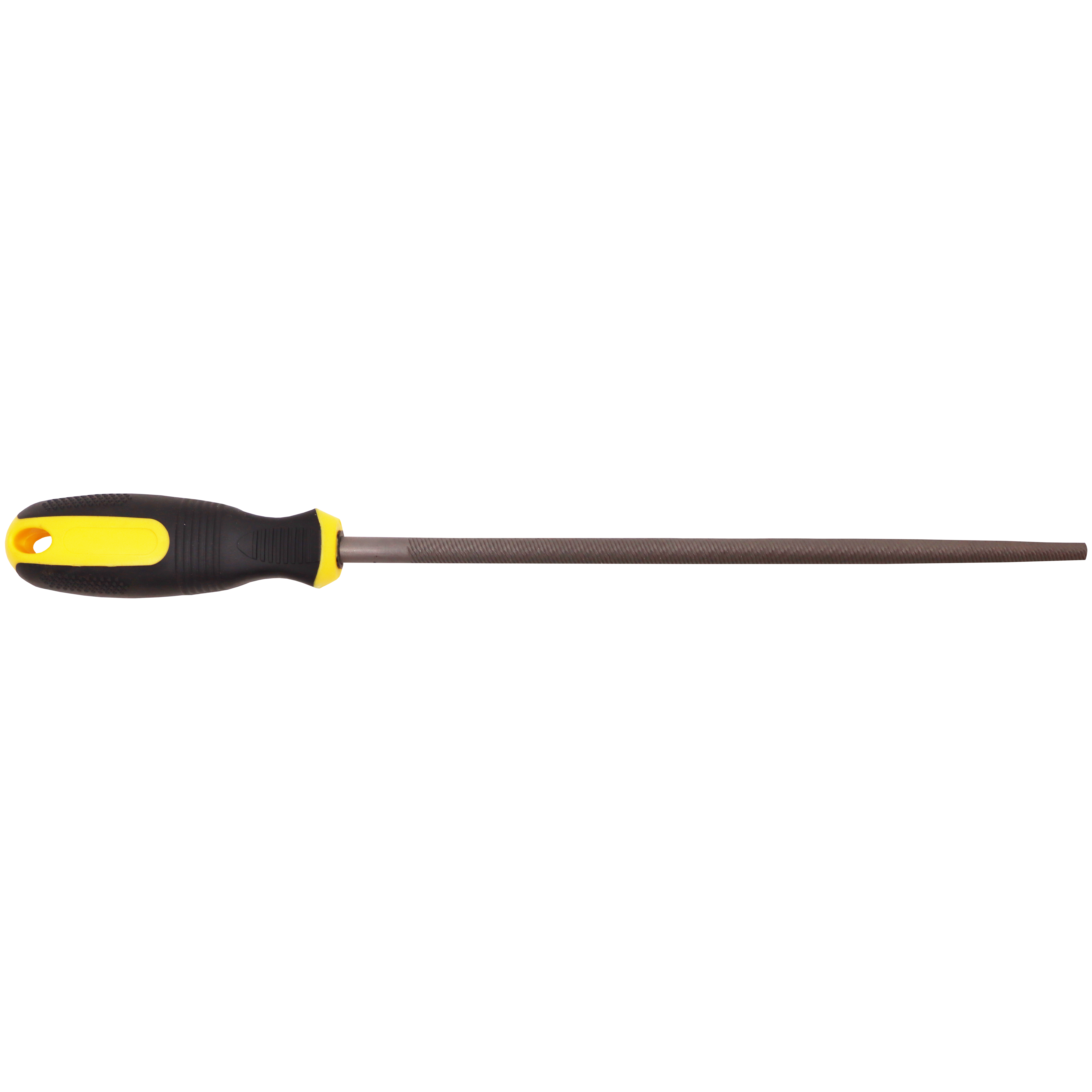 "FILE ROUND SEC CUT 300MM   SAKATA - MEDIUM - BLISTER PACK WITH HANDLE"