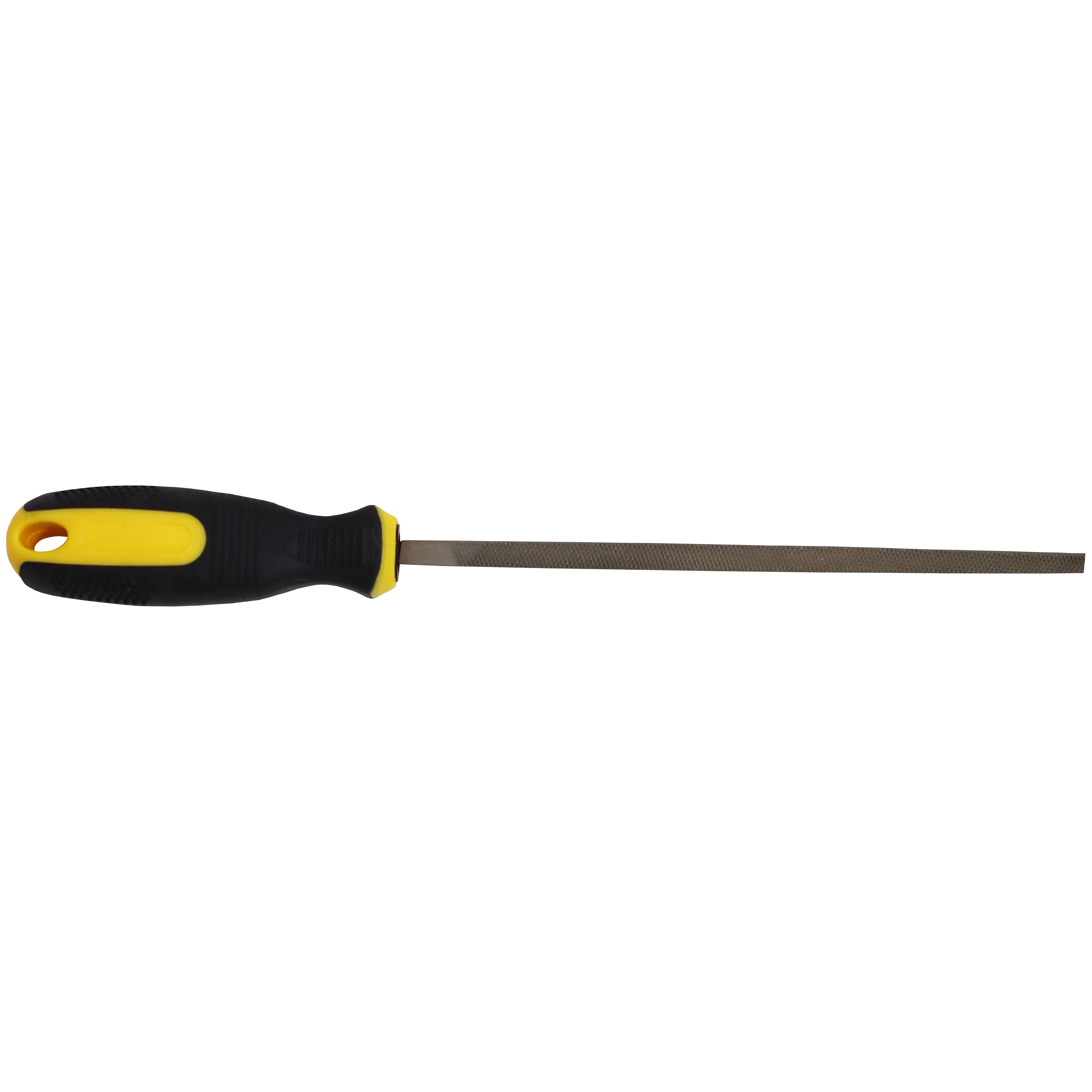 "FILE SQUARE BASTARD 150MM   SAKATA - COARSE - BLISTER PACK WITH HANDLE"
