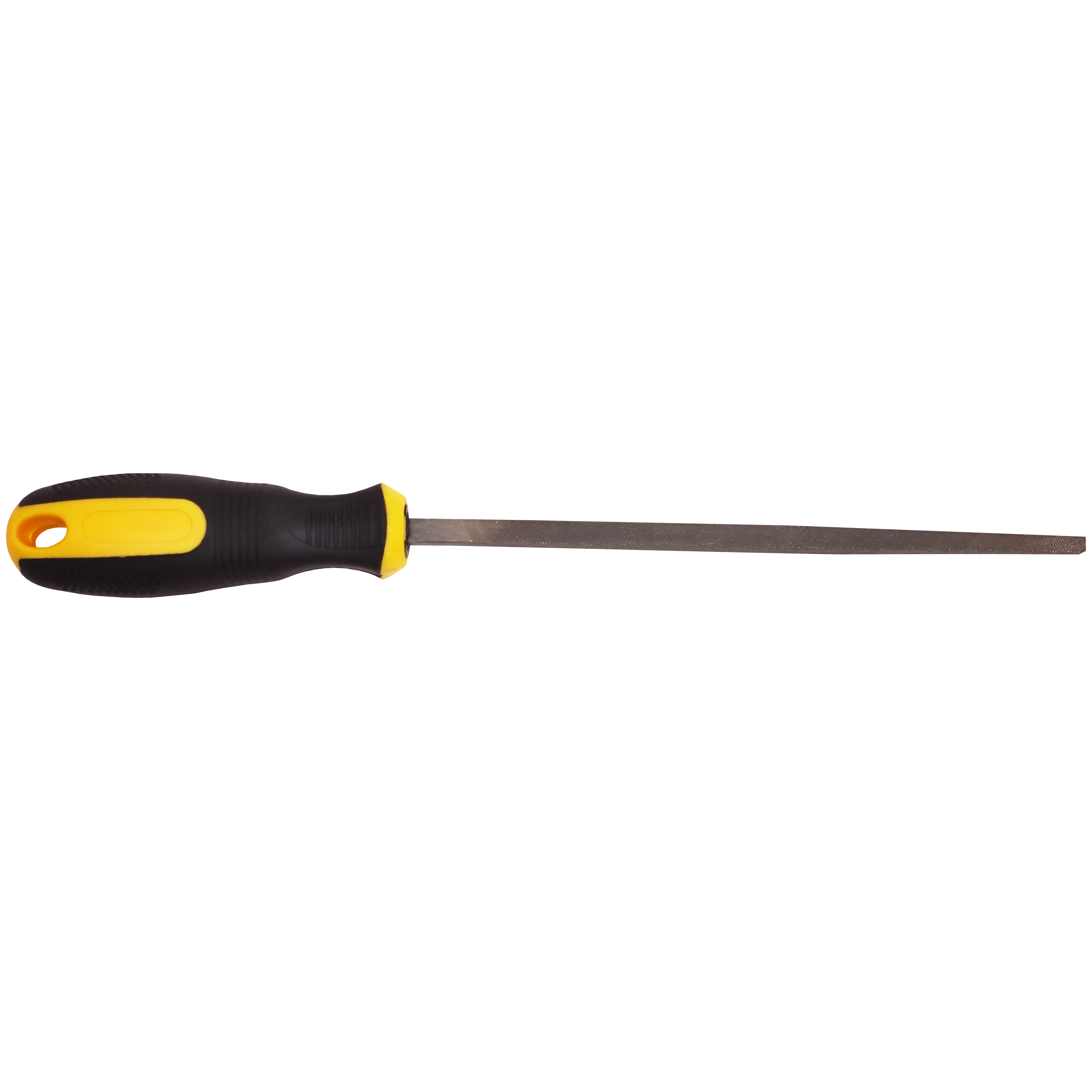 "FILE SQUARE SEC CUT 200MM    SAKATA - MEDIUM - BLISTER PACK WITH HANDLE"