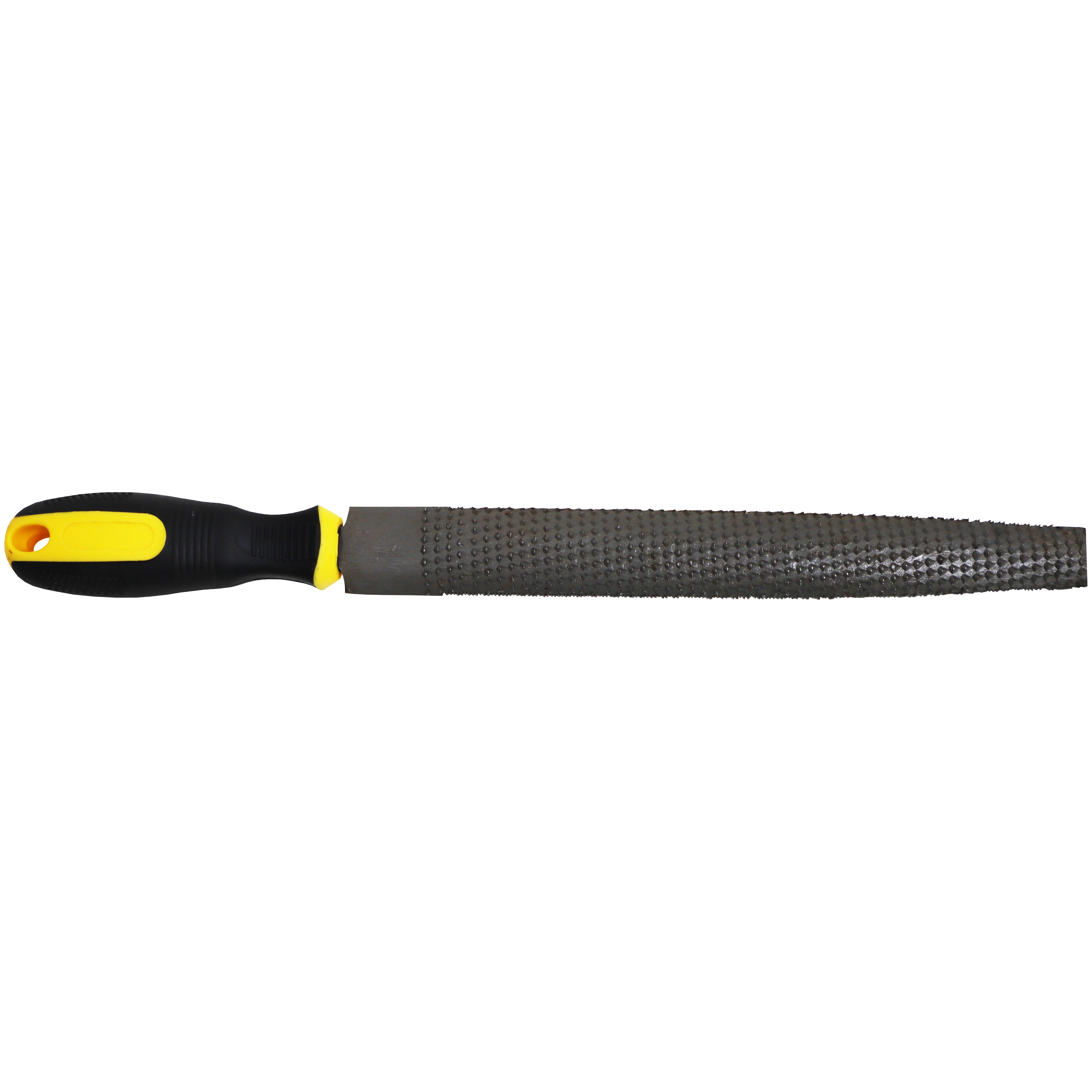 "FILE RASP WOOD H\/RND 250MM SAKATA - COARSE - BLISTER PACK WITH HANDLE"