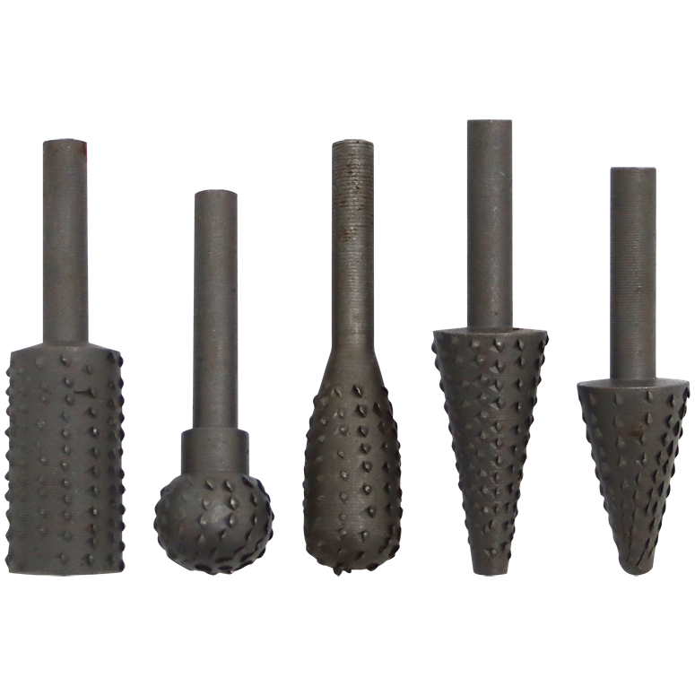 FILE SET ROTARY RASP 5PC SAKATA - 6MM SHANK - HARDENED STEEL ALLOY