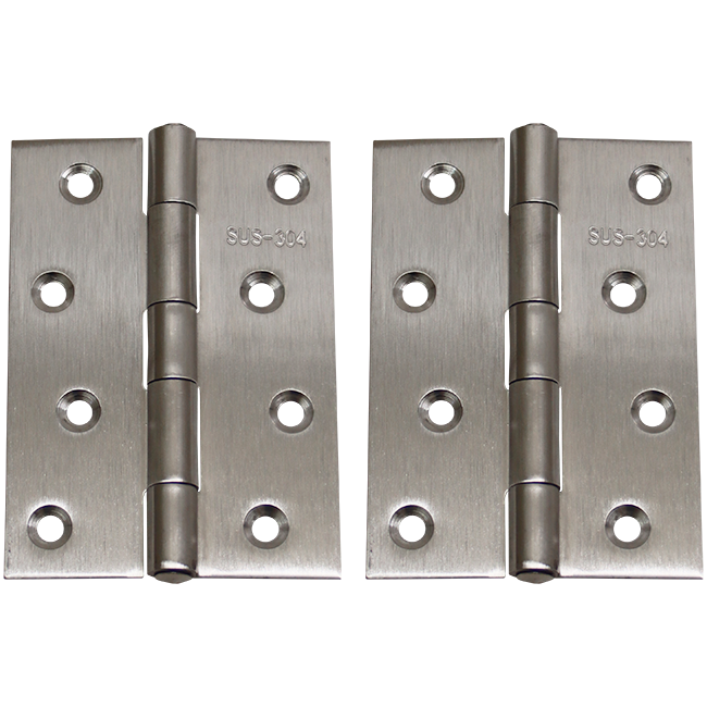 "HINGE BUTT S\/S 100 X 71MM - SOLD PER PAIR (S\/S 304 - 2.0MM - 153G)"