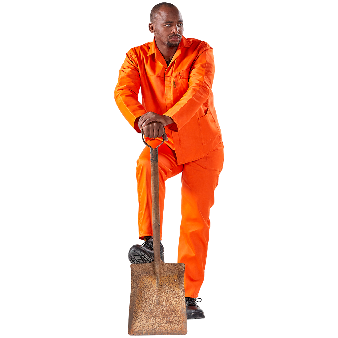 "CONTI SUIT ORANGE 34 DROMEX - 80\/20% POLY COTTON BLEND (235GSM)"