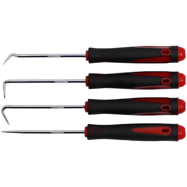 "HOOK & PICK SET SHORT 4PC  SAKATA - MINIATURE SET WITH HANDLES"