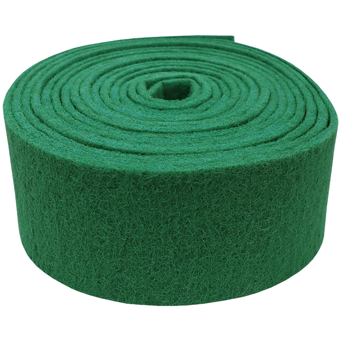 "SCOTCH BRITE ROLL 240G MEDIUM GREEN - 150MM X 10 METER ROLL (10MM THICK)"
