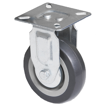 "CAST RUBB GREY  50x18 FIXED - PLATE 50X50 MAX LOAD 40KG"