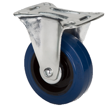 "CAST RUBB BLUE 125X37 FIXED - HEAVIER DUTY FOR ROUGH SURFACE 116X90 MAX LOAD 150KG"