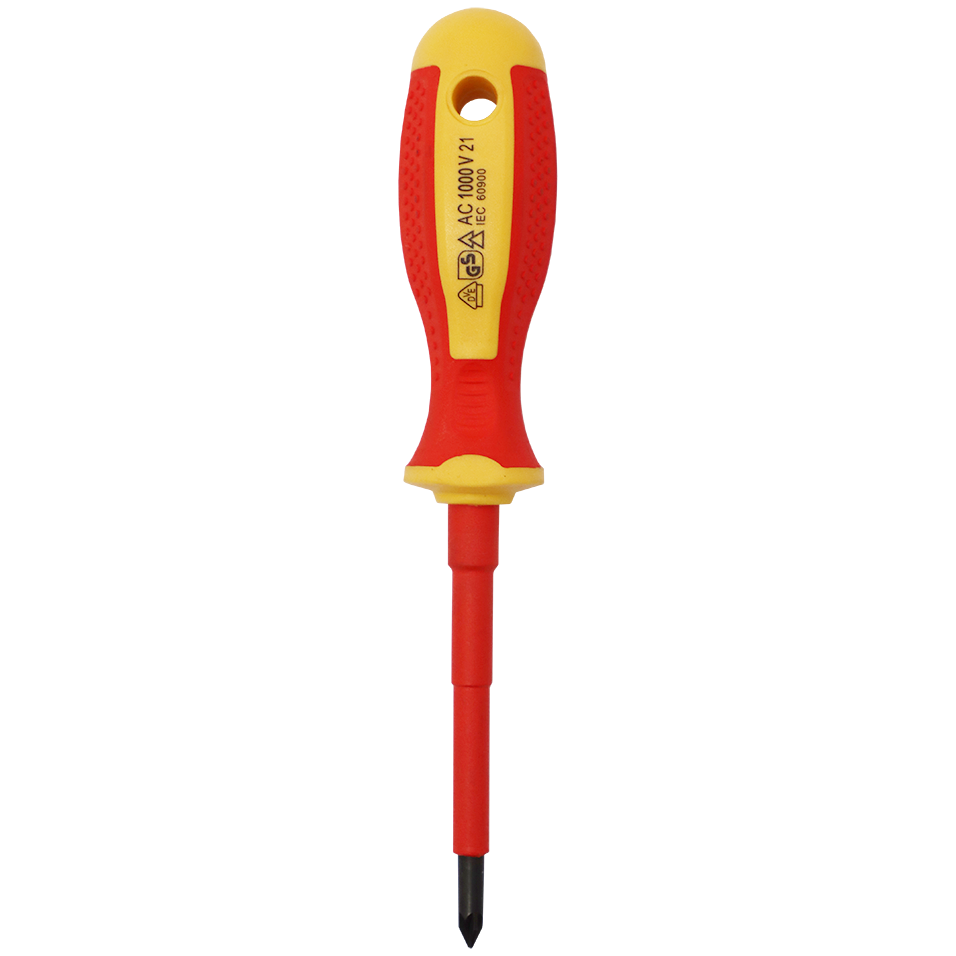 "SCREWDRIVER POZI #1 X 80  VDE  FB - POZIDRIV - 1000V (INSULATED)"