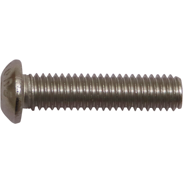 "CAP SCREW BUTTON HD S\/S A4  5 X 30MM - BUTTON HEAD - KEY 4.0MM - S\/S 316"