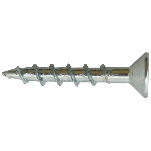 "CHIPBOARD SCREW GALV NIBBED 3.0X12MM - DIN 7505A - #4 X 12MM (GALVANISED)"