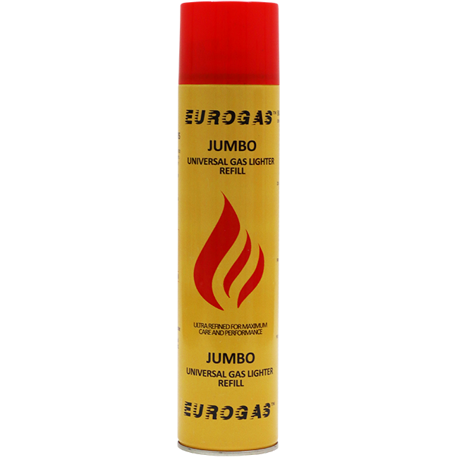 "GAS LIGHTER REFILL 600ML EUROGAS - BUTANE (70%) & PROPANE (30%) MIX (330GM)"