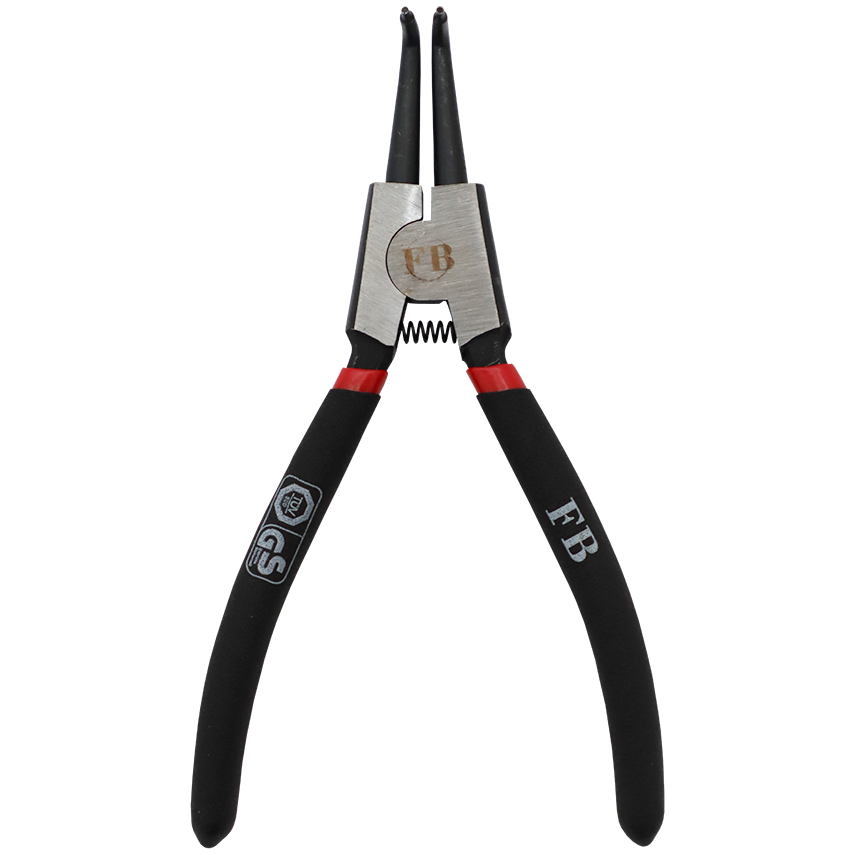 "PLIER CIRCLIP 180MM EXT\/BNT FB - EXTERNAL BENT - WITH SPRING"