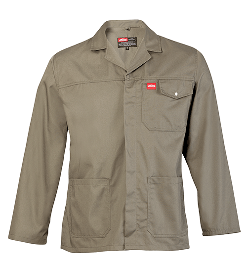 "CONTI JACKET OLIVE\/KHAKI 2XL - JONSSON - 65\/35% POLY COTTON BLEND"