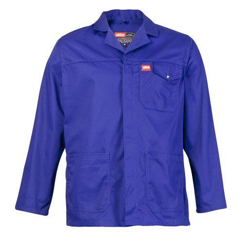 "CONTI JACKET ROYAL BLUE 5XL  JON - JONSSON - 65\/35% POLY COTTON BLEND"