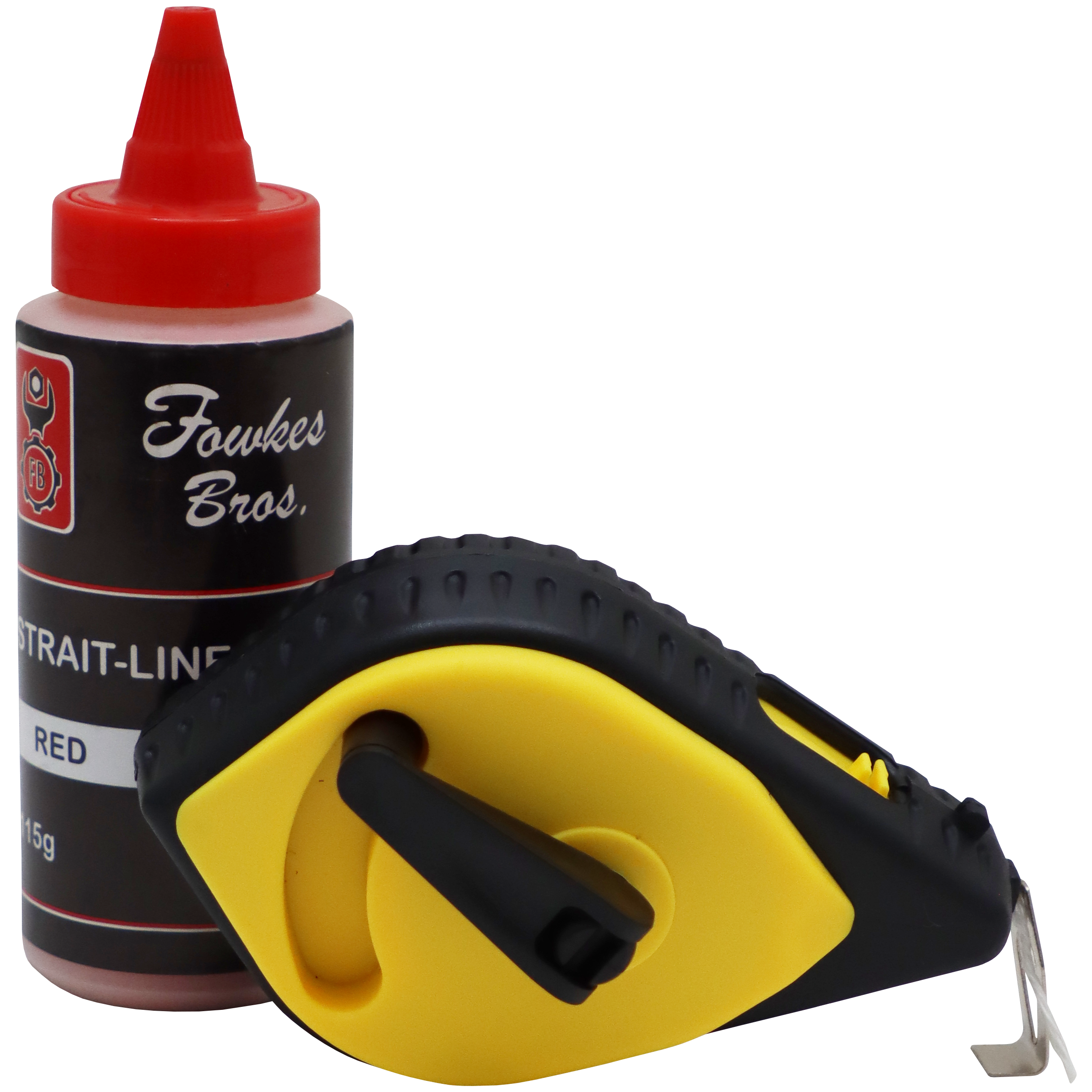 "CHALK LINE 30M PLASTIC SET FB - CHALKLINE REEL SET INCL CHALK REFILL"
