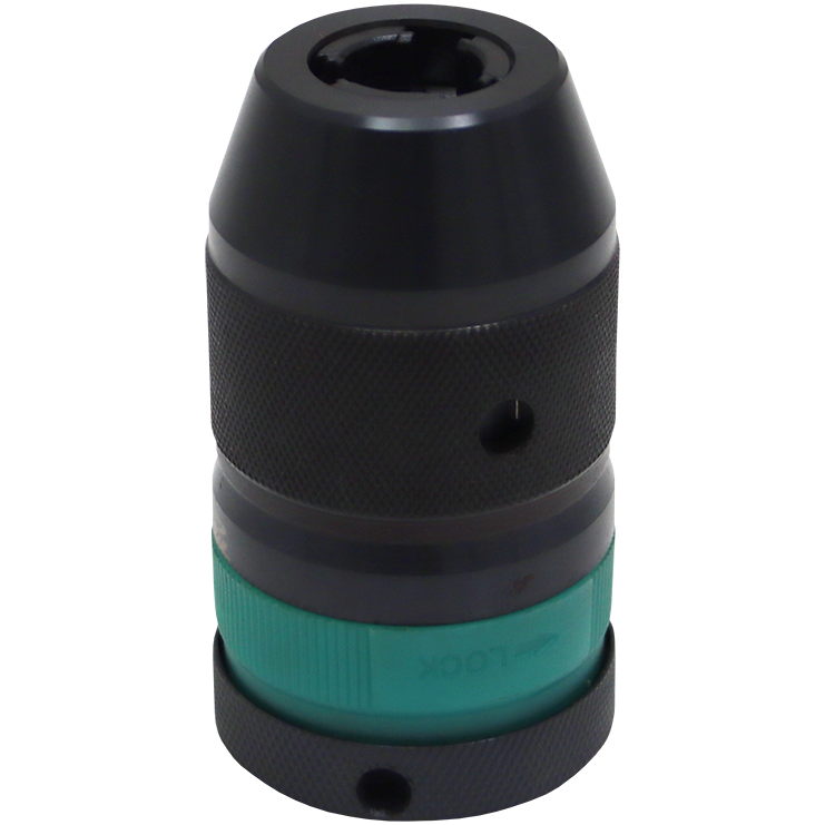 "CHUCK KEYLESS 1.0-13MM H\/D TORK - 1\/2X20 UNF THREAD MOUNTED(STEEL BODY)"