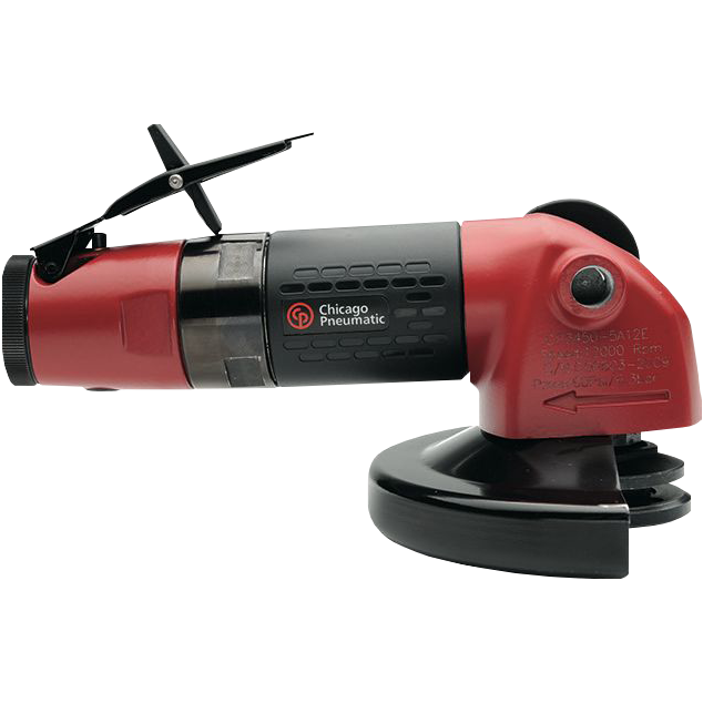 "PNEUMATIC ANGLE GRINDER 5\" CP - 125MM - 12000 RPM - RED (INDUSTRIAL)"