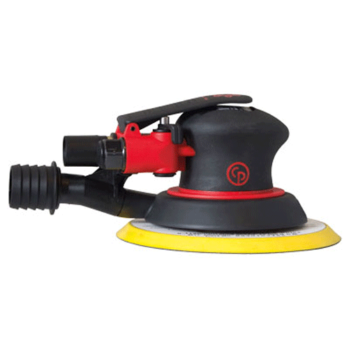 "PNEUMATIC SANDER PALM ORBITAL 6\" CP - 12000 RPM - 5.0MM ORBIT (150MM)"