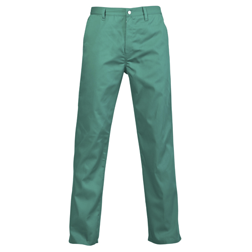 "CONTI TROUSER BOTTLE GREEN 28  JON - JONSSON - 65\/35% POLY COTTON BLEND"