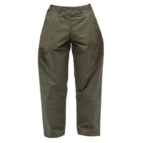 "CONTI TROUSER OLIVE GREEN 44  JON - JONSSON - 65\/35% POLY COTTON BLEND"