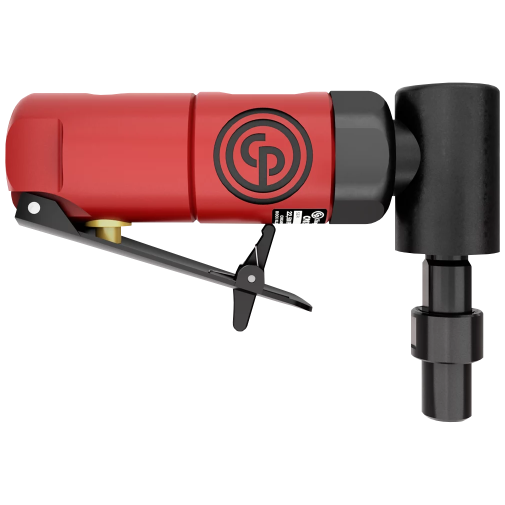"PNEUMATIC DIE GRINDER 1\/4\" ANGLE CP - 22500RPM - RED - 124MM LENGTH"