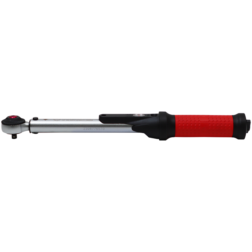 "TORQUE WRENCH     5-25 NM   FB  H\/D - 1\/4\" SQ DRIVE QUICK RELEASE-LENGTH 298MM"