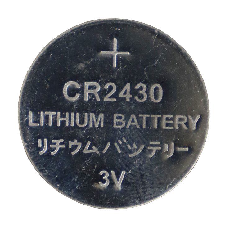 "BATTERY COIN CR2430 LI-3V - NON- RECHARGEABLE - SOLD LOOSE"