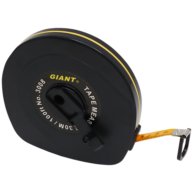 "TAPE  30MX13MM FIBERGLASS GIANT - WIND UP - CLOSED PLASTIC CASE"