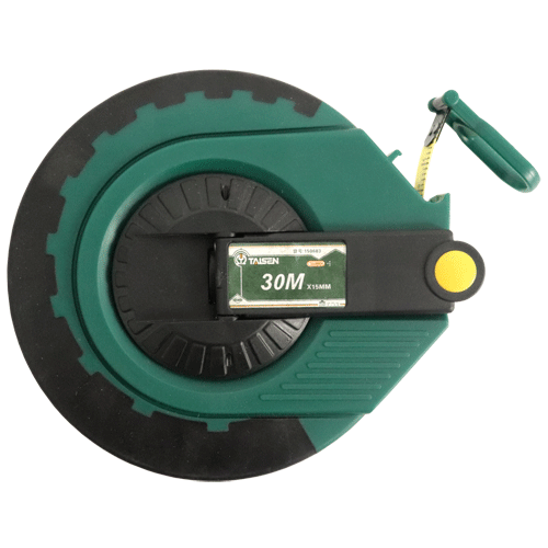 "TAPE  30MX13MM MET\/IMP FIBERGLASS TAISEN - DWS - WIND UP - CLOSED PLASTIC CASE - 100FT"