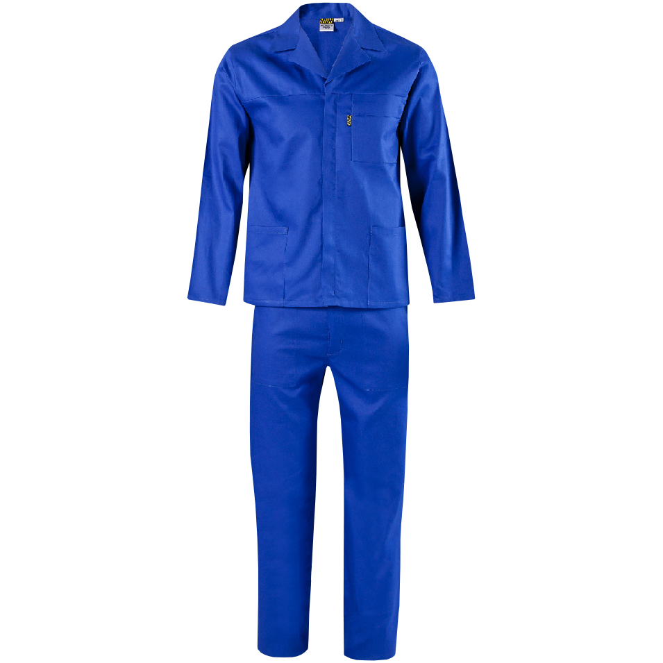 "CONTI SUIT ROYAL BLUE 54  JON - JONSSON - 65\/35% POLY COTTON BLEND"