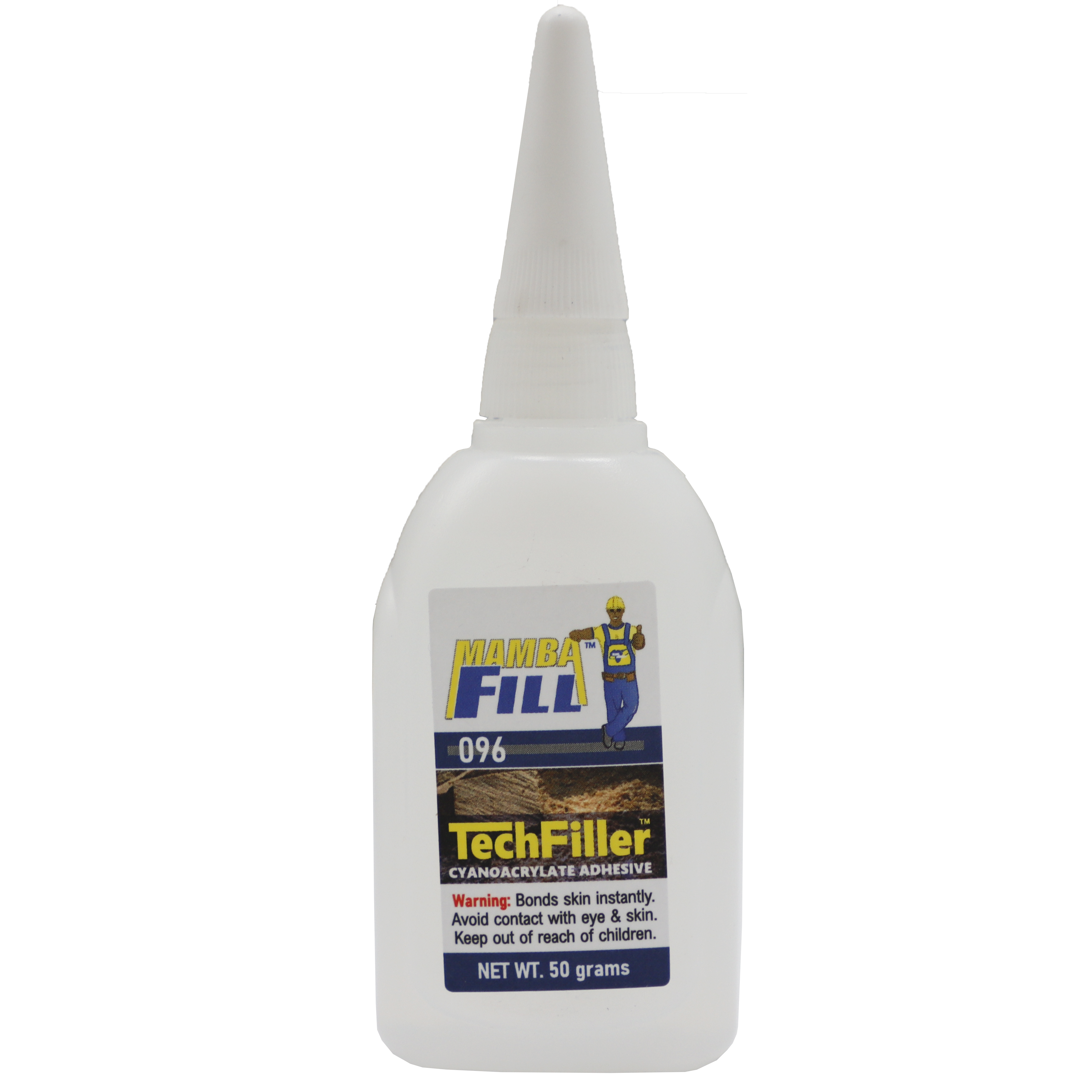 "SUPERGLUE  50G  TECH FILLER MAMBA - FILLS CRACKS & HOLES (WOOD\/METAL\/GRANITE)"