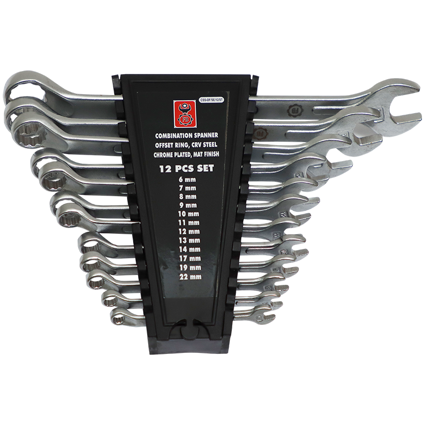 "SPANNER SET COMB  6-22MM    FB - 12 PIECE - CHROME VANADIUM"