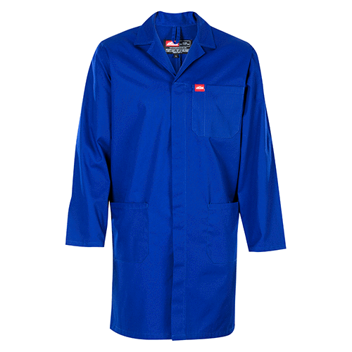 "DUSTCOAT ROYAL BLUE 4XL  JON - JONSSON - 65\/35% POLY COTTON BLEND"