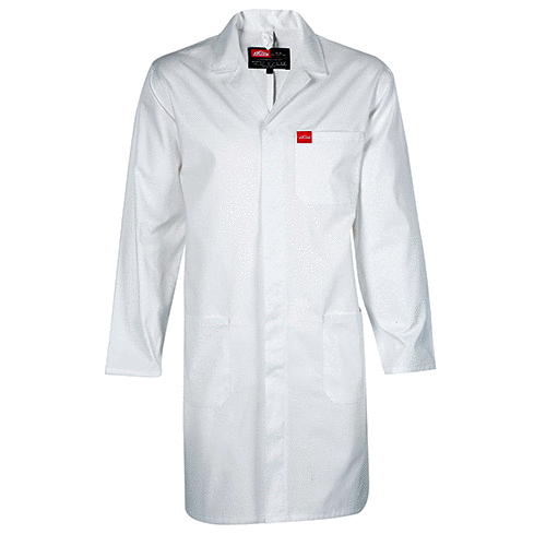 "DUSTCOAT WHITE 3XL  JON - JONSSON - 65\/35% POLY COTTON BLEND"