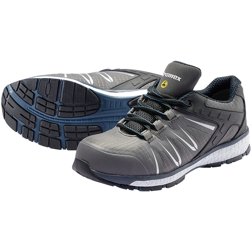 SAFETY SHOE TRAINER 7 GREY ESD DROMEX - FLITE - COMPOSITE TOE CAP